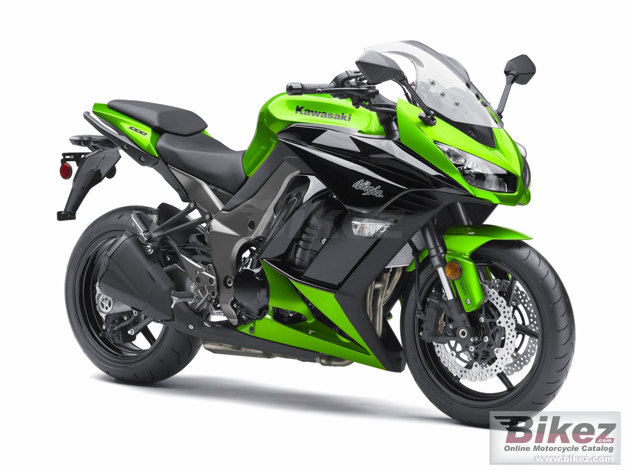 Big Kawasaki ninja 1000 abs picture and wallpaper from Bikez.com